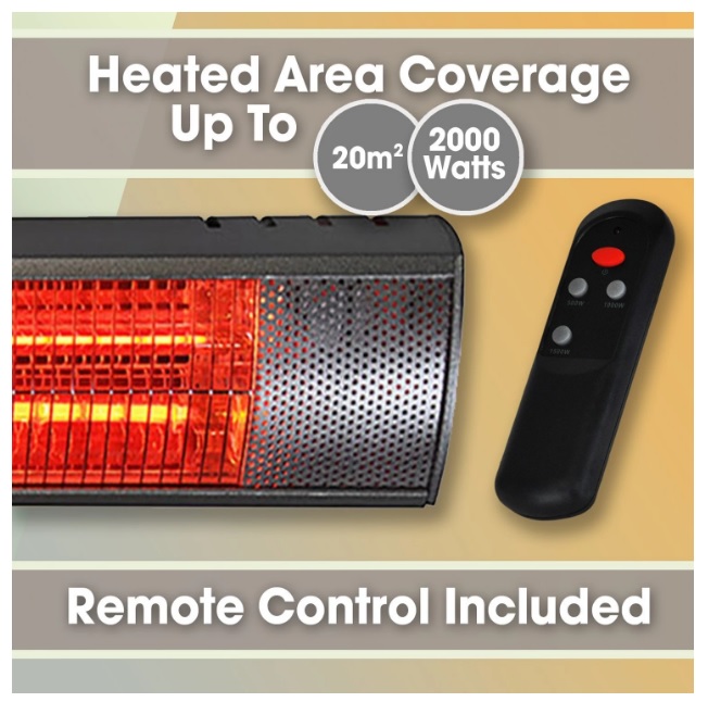 futura deluxe remote control heater