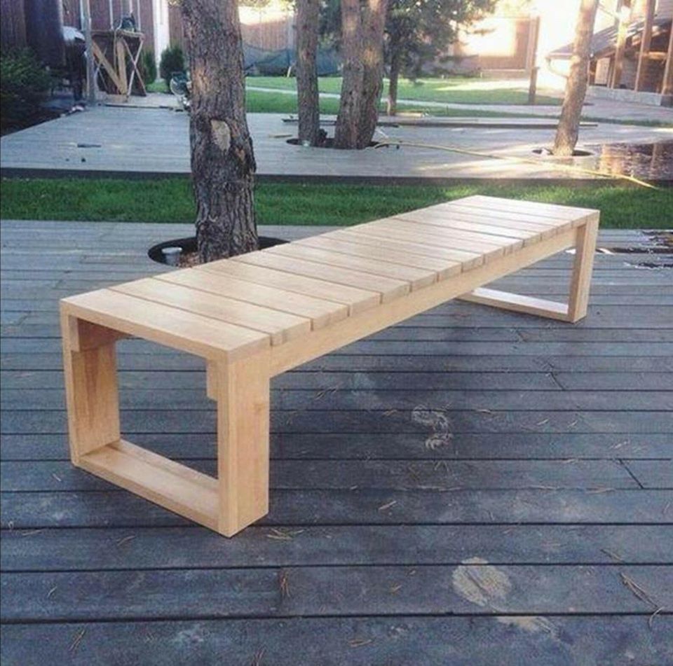 wooden bench ideas (5)