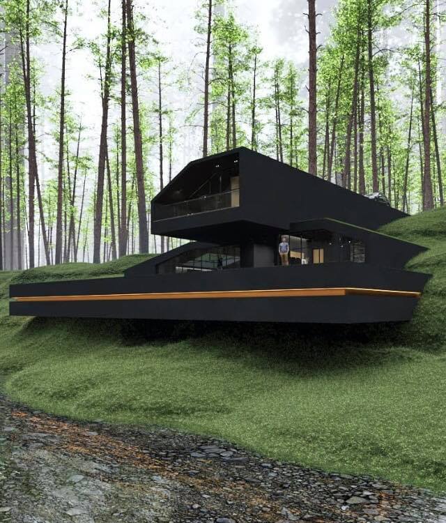 Modern Forest House by Reza Mohtashami (1)