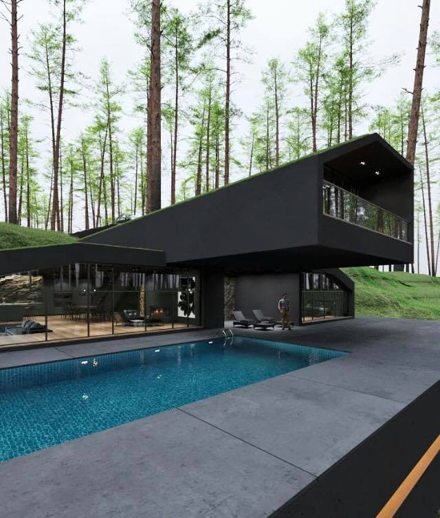 Modern Forest House by Reza Mohtashami (7)