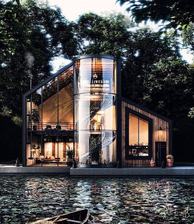 Modern Lake House Designs (1)