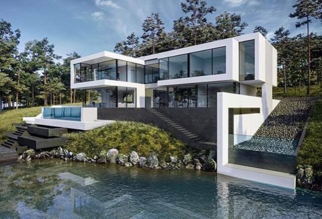 Modern Lake House Designs (6)