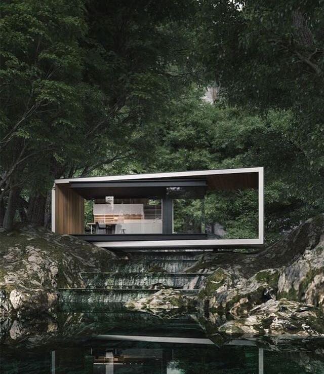 Modern Lake House Designs (8)