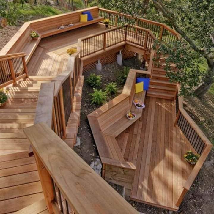 wooden decking ideas (6)