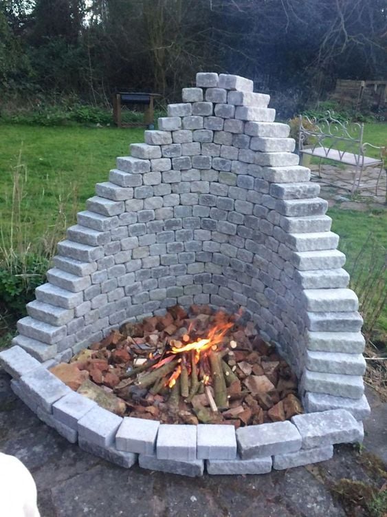 brick fire pit ideas (12)