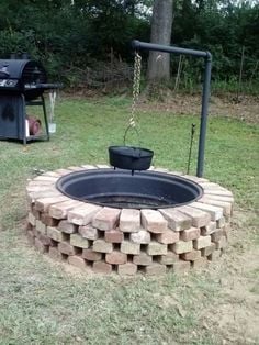 brick fire pit ideas (5)