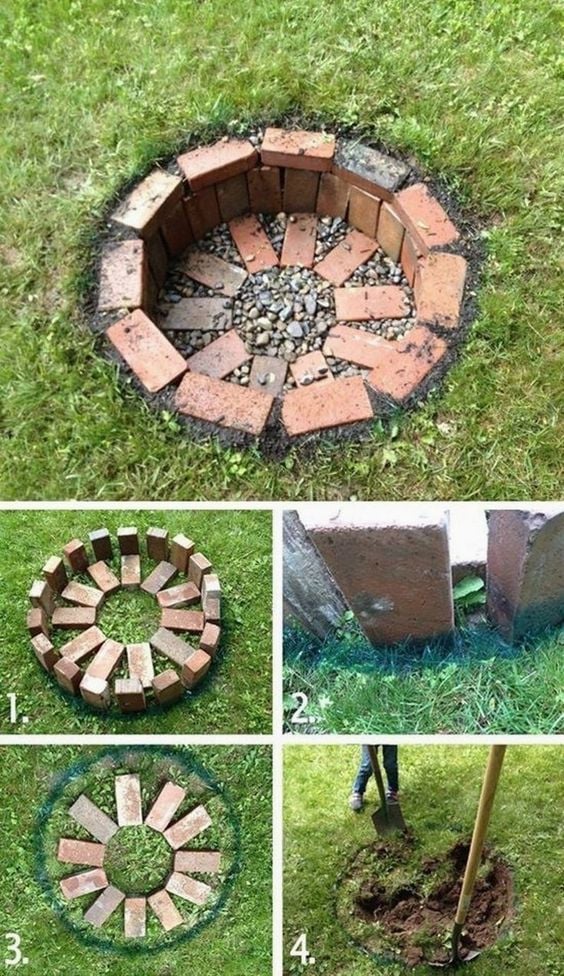 brick fire pit ideas (8)