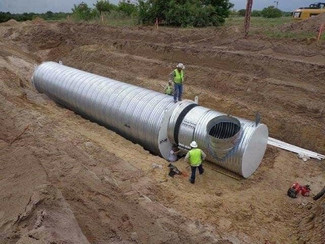 Underground Cylinder Bunker Build (5)