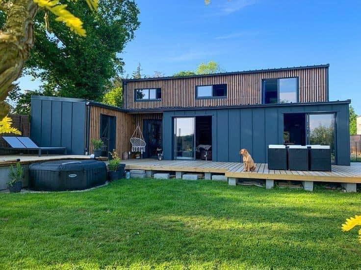 Scottish Shipping Container House Build (15)