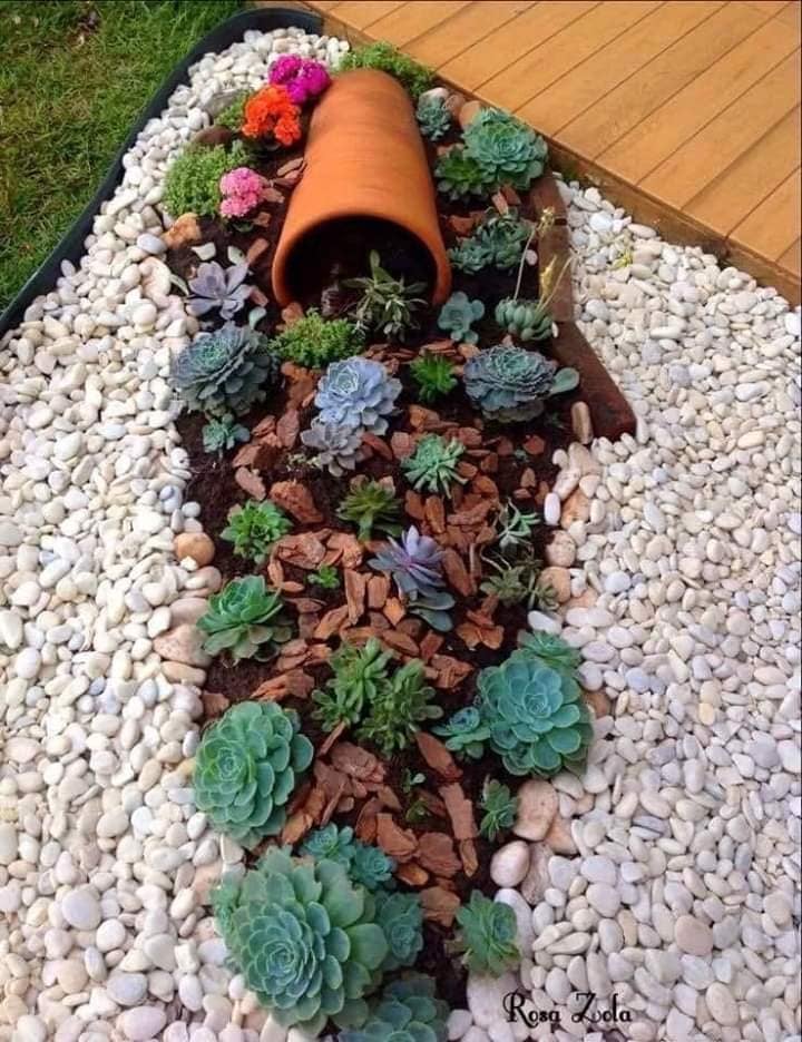 garden with stones and plants (14)