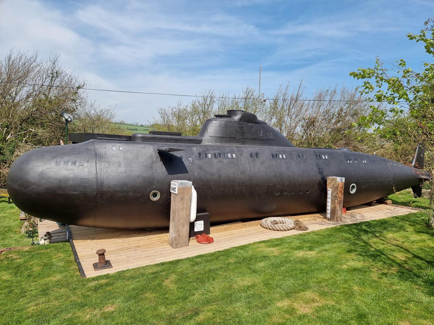 James Bonds Submarine & HMS Dock Summerhouse (1)