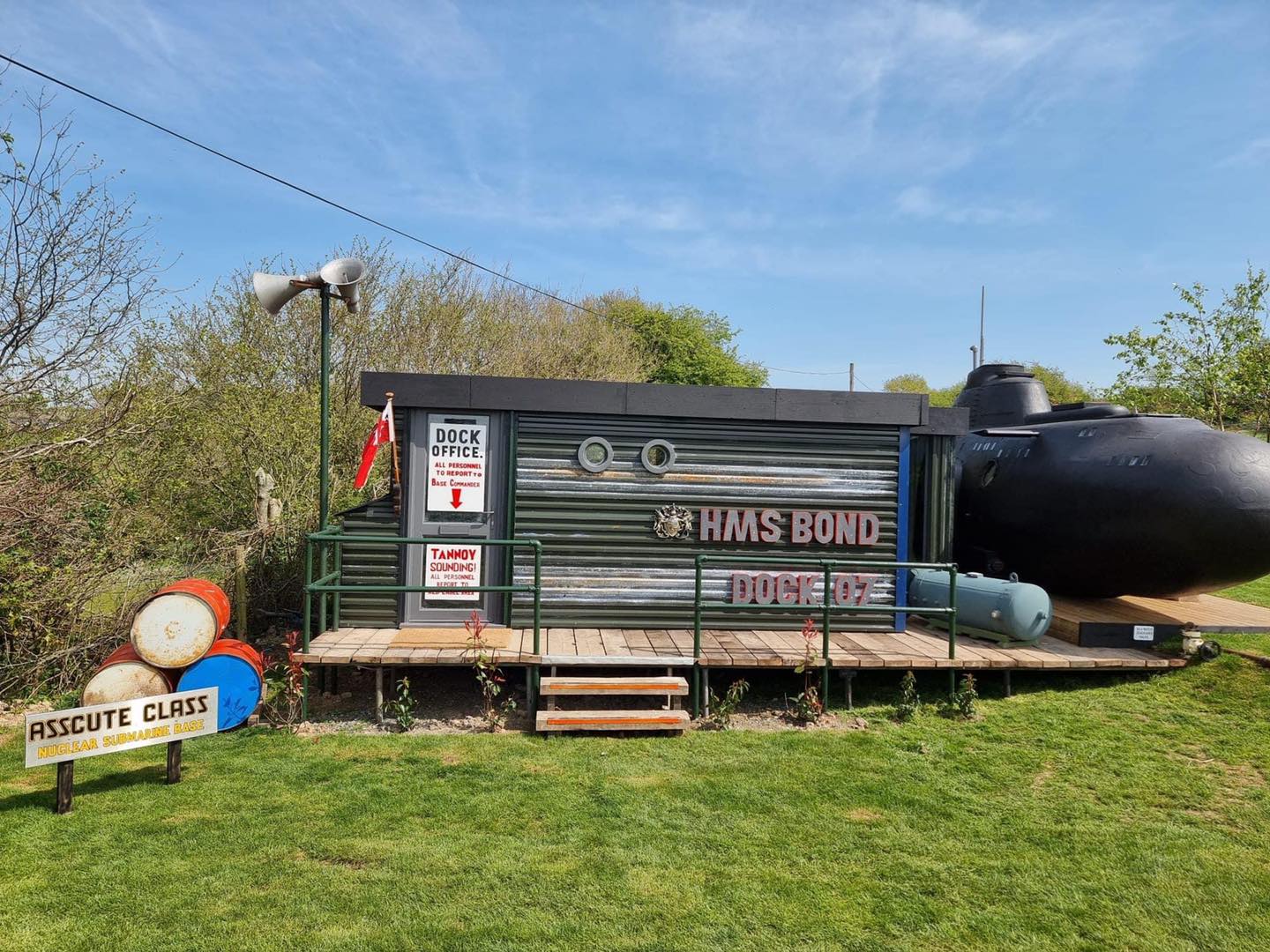 James Bonds Submarine & HMS Dock Summerhouse (9)
